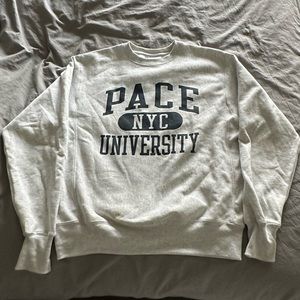 Pace University Champion Reverse Weave Crewneck
